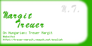 margit treuer business card